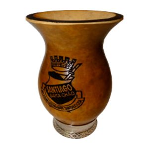 Cuia com Pé Metálico